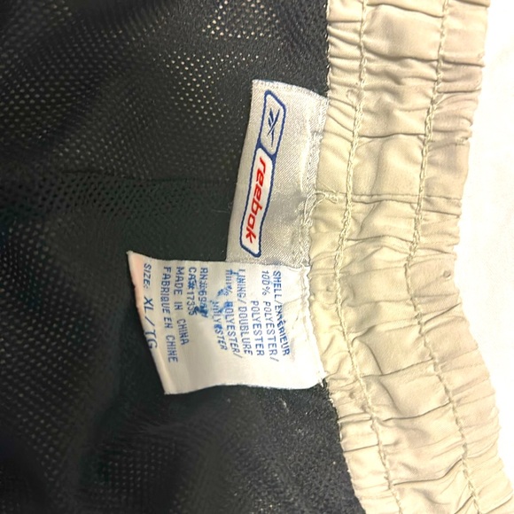 Men’s Canvas Active Wear w/Mesh Track Pants US XL by Reebok - Picture 3 of 5